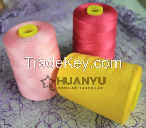 100% spun polyester sewing thread