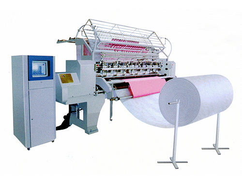 multi-needle computerized shuttle quilting machine