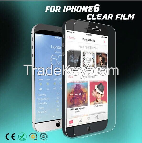 High Qulity LCD Clear Front Screen Protectors Protective For Apple iPh
