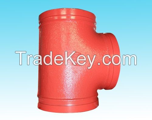 Grooved Cross Pipe for Oil Pipeline Link System