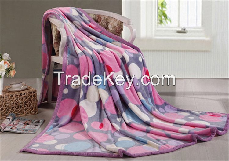 2014 100% polyester fleeece blankets for adult and baby customize blankets 