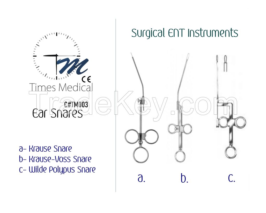 Bone Saws, Plaster Saws, ENT Snares, Skin grafting knifes