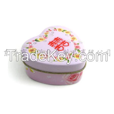 HT gift tin box for valentine & wedding