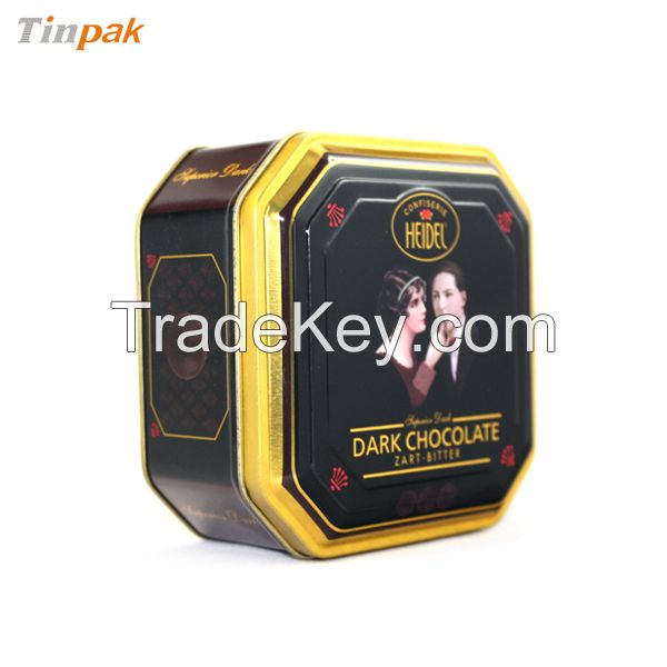 Octagonal Chewy Candy Tin Boxes