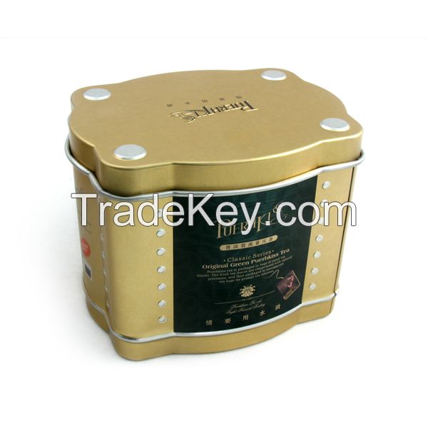 hot-selling airtight tea tin container box