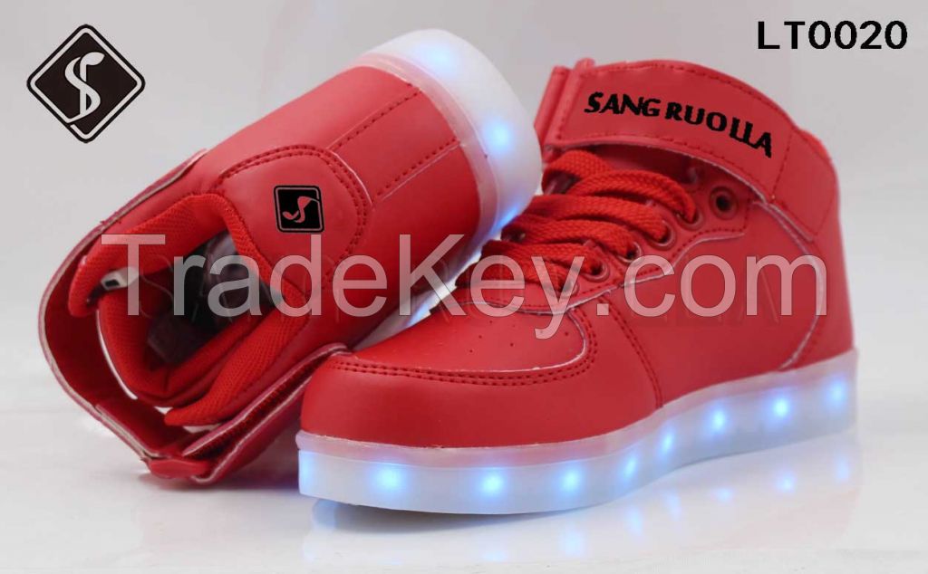 hot sale kids and women led boots with light outsole
