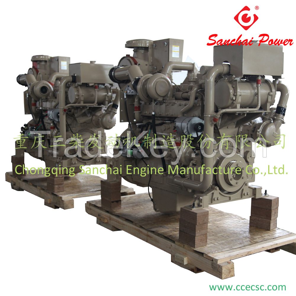 Factory Supply KTA19-M550 Marine Diesel Engine