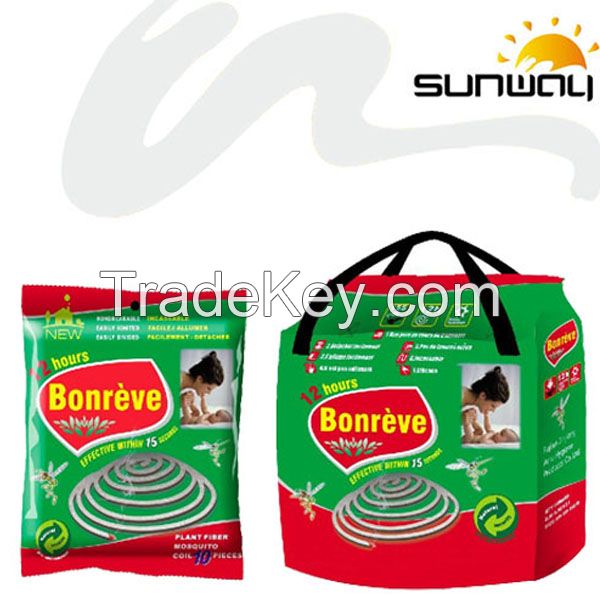 Unbreakable nature plant fiber mosquito coil made from china
