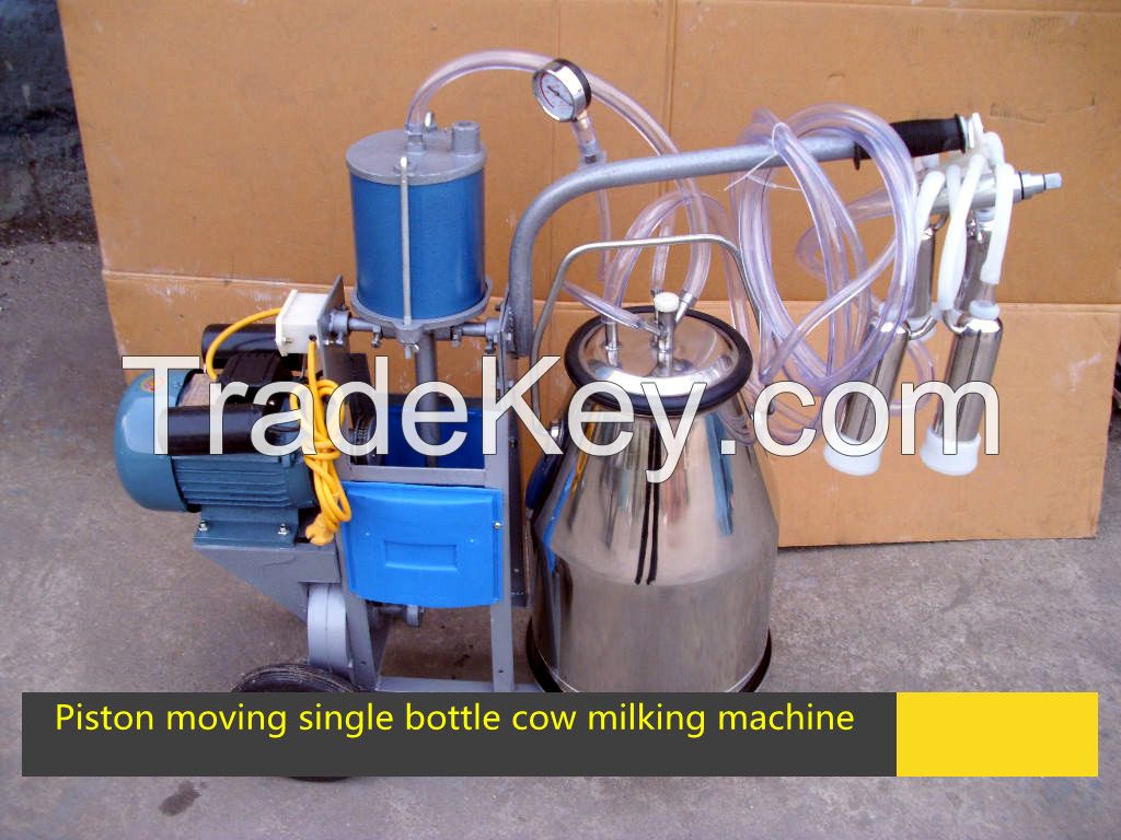 single/double bucket cow milking machine milker