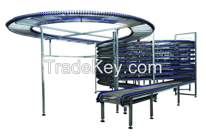 Spiral cooling tower