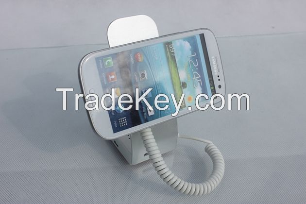 High quality security desktop display stand with light for mobile phone