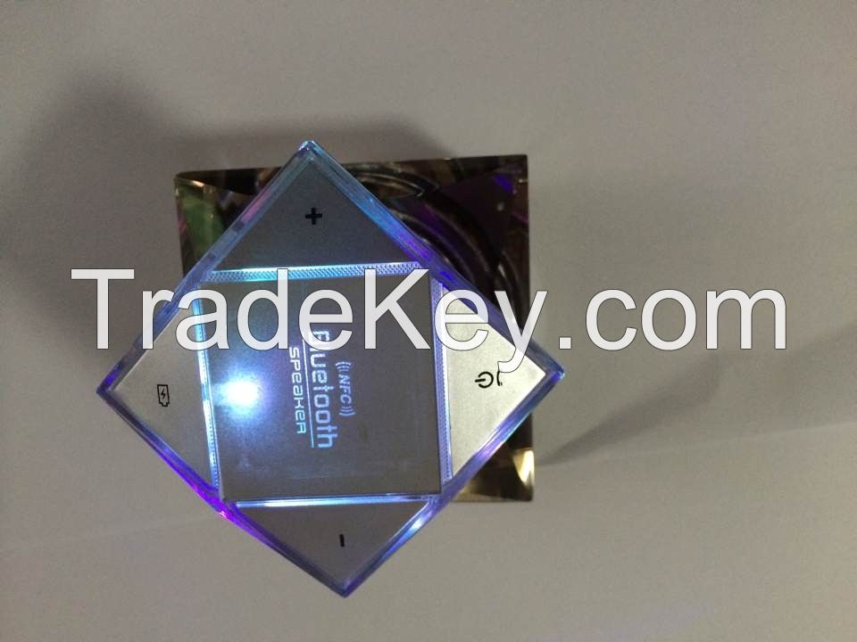 Crystal NFC bluetooth speaker support TF card play