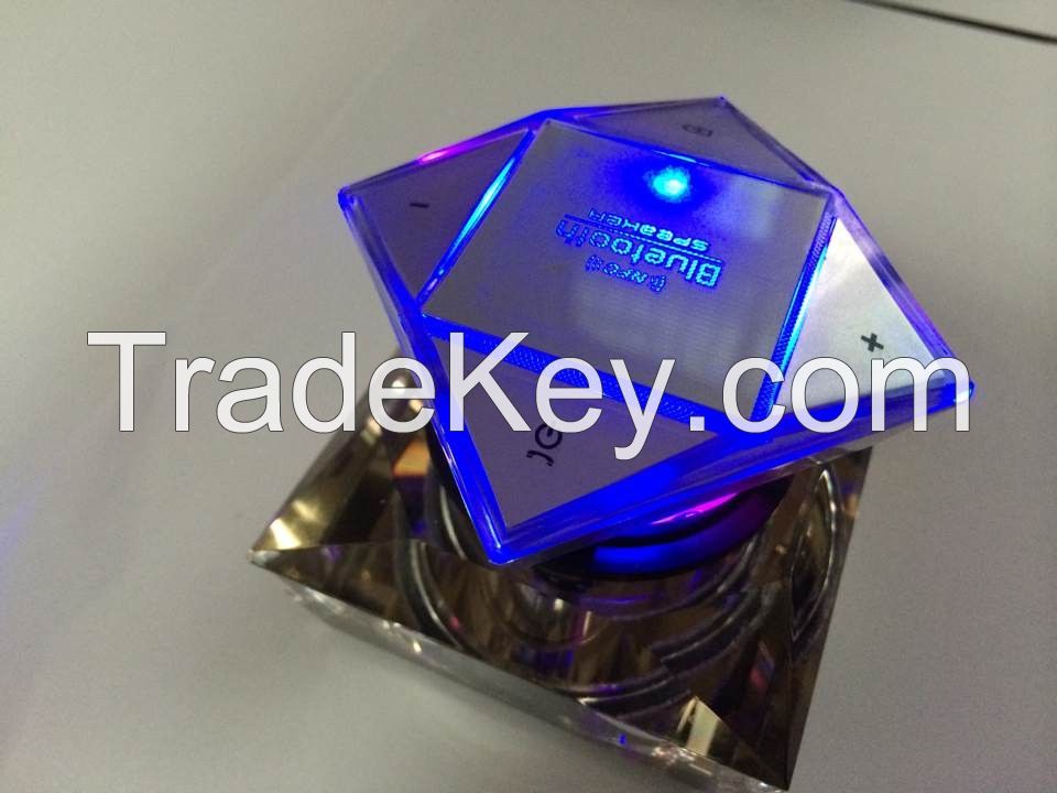 Crystal NFC bluetooth speaker support TF card play