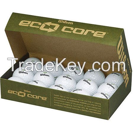 Golf ball paper packaging box