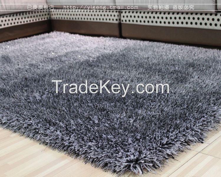 plain color shaggy carpets and rugs
