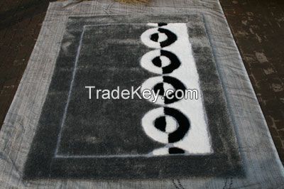 Hand-Made exotic polyester shaggy carpets (Ethnic characteristic)