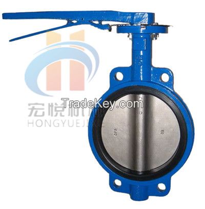 Frequently used butterfly valve with reasonable structure reliable sealing performance superior performance and pleasant appearance