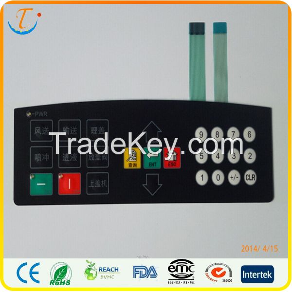 Membrane Switch for Media Control