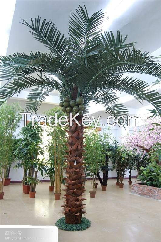 Landscaping real look and touch artificial palm tree