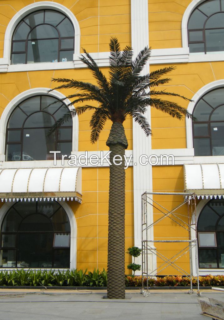 outdoor landscaping artificial canary date palm tree wholesale