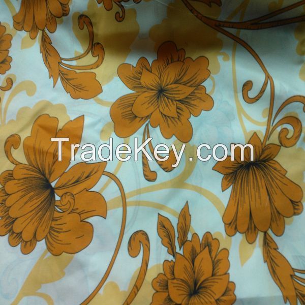 100%polyester micro printed fabric for bed sets