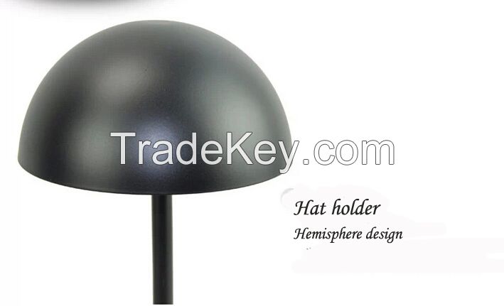 stainless steel hat display stand rack and wig display stand