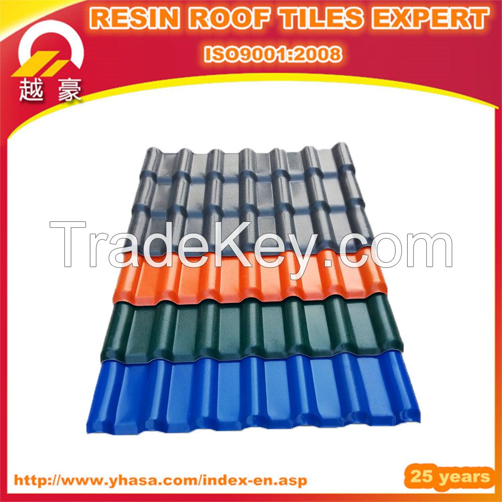 High quality building materials roof tiles ASA synthetic tiles