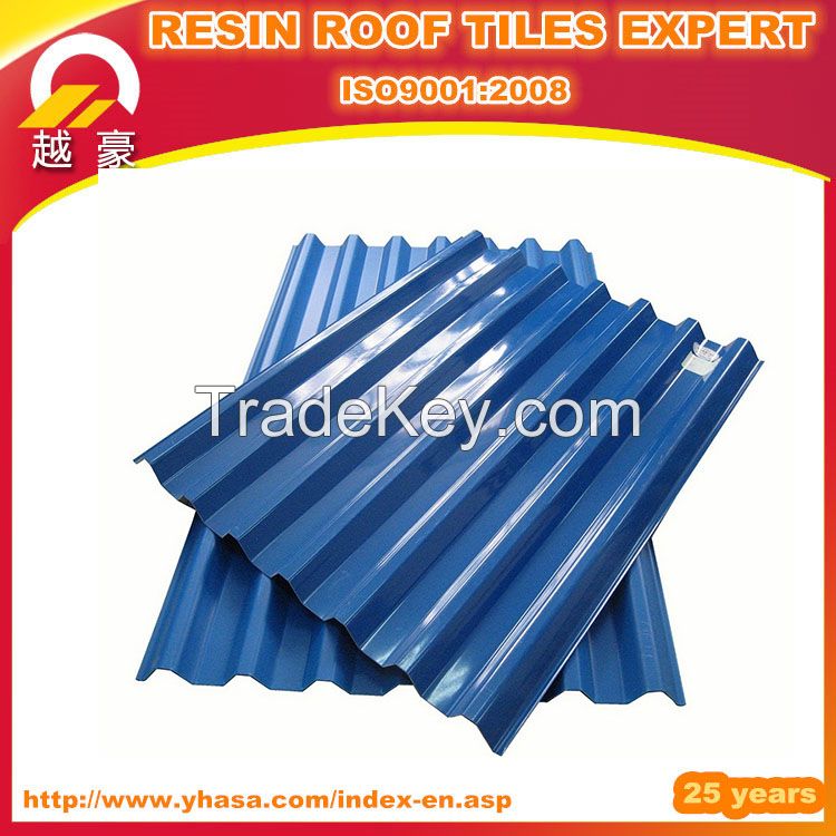 High Quality Building Materials Corrugated Plastic Roof Tiles Trapezoidal Wave shape