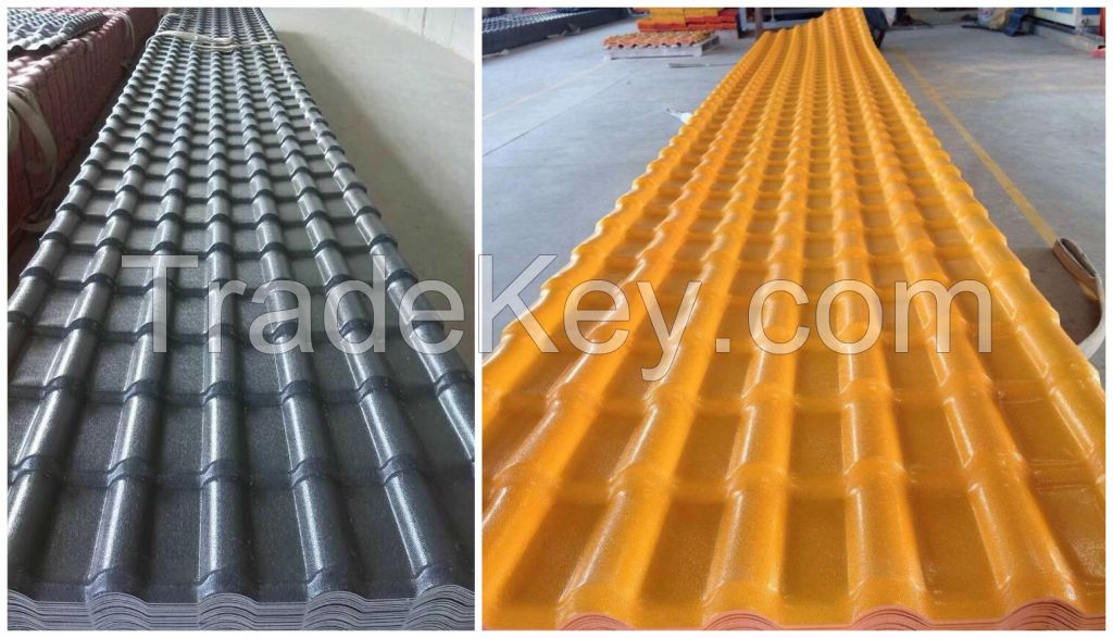 anti corrosion pvc roof tile shingle sheet