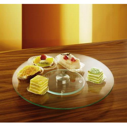 glass  lazy susan