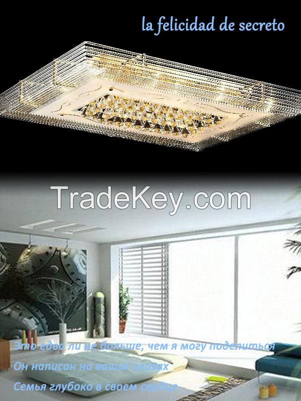 GKC0048 Width 1050mm Giking Lighting Good Quality Crystal Ceiling Lamps