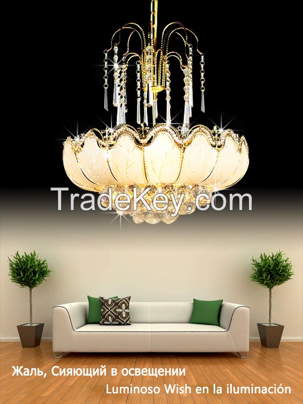 GKC0061 Width 500mm Giking Lighting Good Quality Crystal Chandelier Lamps