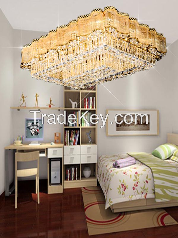 GKC0052 Width 1200mm Height 800mm Giking Lighting Good Quality Crystal Ceiling Lamps