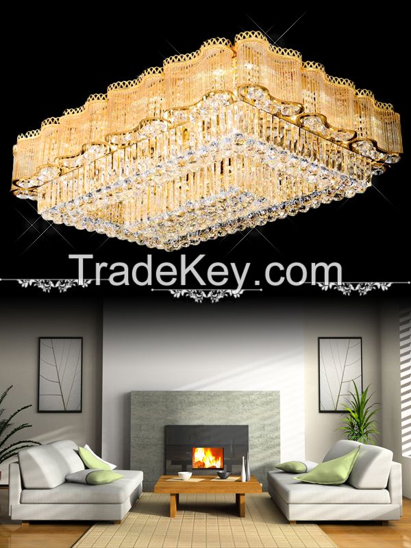 GKC0052 Width 1200mm Height 800mm Giking Lighting Good Quality Crystal Ceiling Lamps