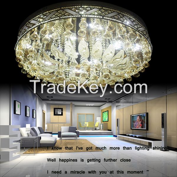 GKC0004 Width 950mm Giking Lighting Good Quality Classical Big Ceiling Lamp Crystal Ceiling Lamps