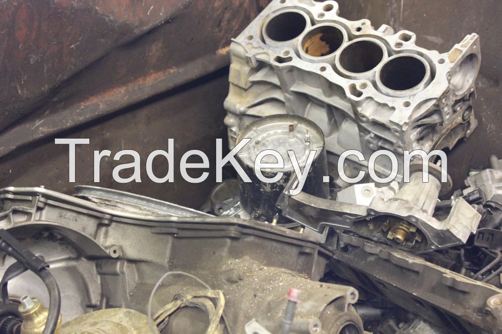 Aluminium engine block scrap