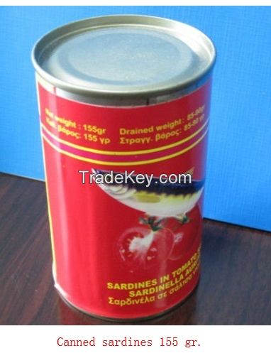 Canned bonito tuna, canned mackerel, canned sardines of Chinese origin