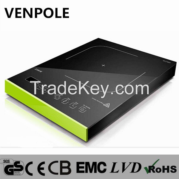 Venpole portable induction cooktop with GS/CE/EMC/LVD approval