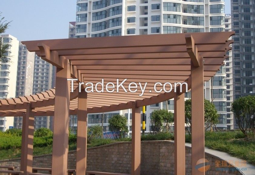 Outdoor WPC composite pergola