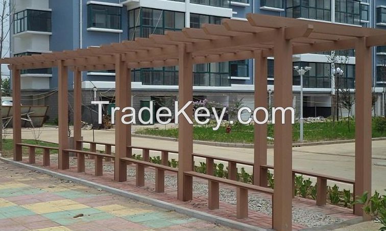 Outdoor WPC composite pergola