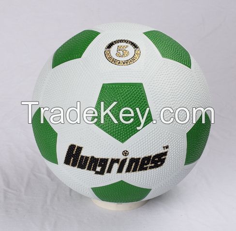 bebest hungriness size 5 rubber soccer with good quanlity