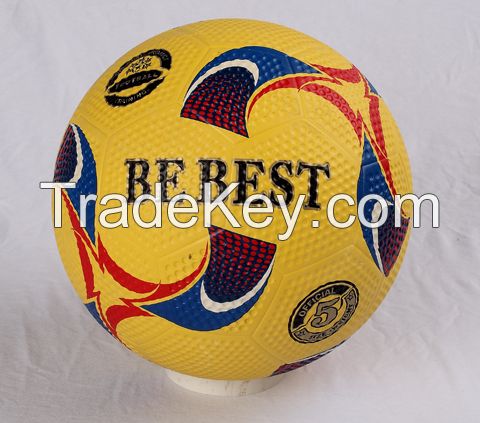 bebest hungriness size 5 rubber soccer with good quanlity