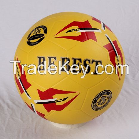 bebest hungriness size 5 rubber soccer with good quanlity