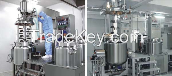 cosmetic emulsifying machine,vacuum emulsifying mixer for cosmetic cream,homgoenizer mixer for cosmetic cream