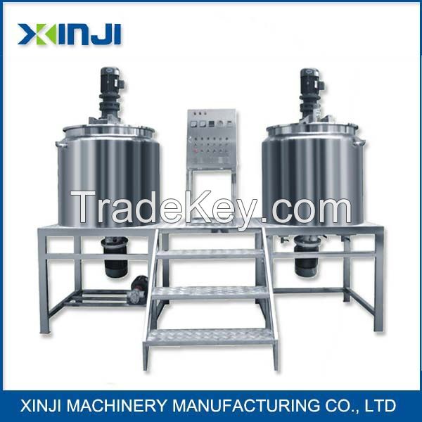 100L-5000L Liquid Soap Detergent Shampoo making machine price mixer mixing tank with agitator