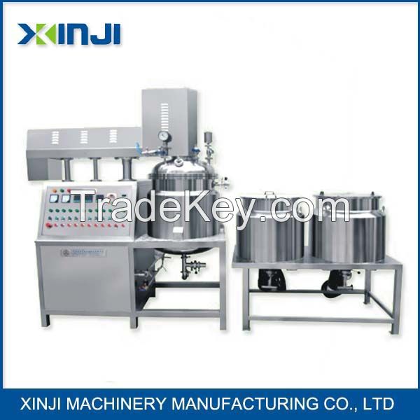 cosmetic cream making machine vacuum emulsifying machine vacuum mixer homogenizer