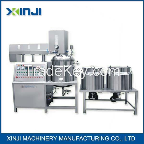 cosmetic cream making machine vacuum emulsifying machine vacuum mixer homogenizer 