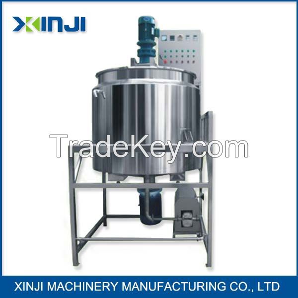 100L-5000L Liquid Soap Detergent Shampoo making machine price mixer mixing tank with agitator 