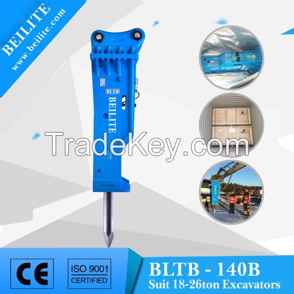 Beilite new design 18 to 26 Ton heavy excavator hydraulic concrete breaker price