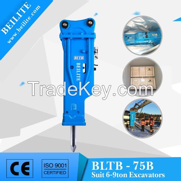 6to9 Ton mini backhoe loader attachment banana bracket hydraulic hammer